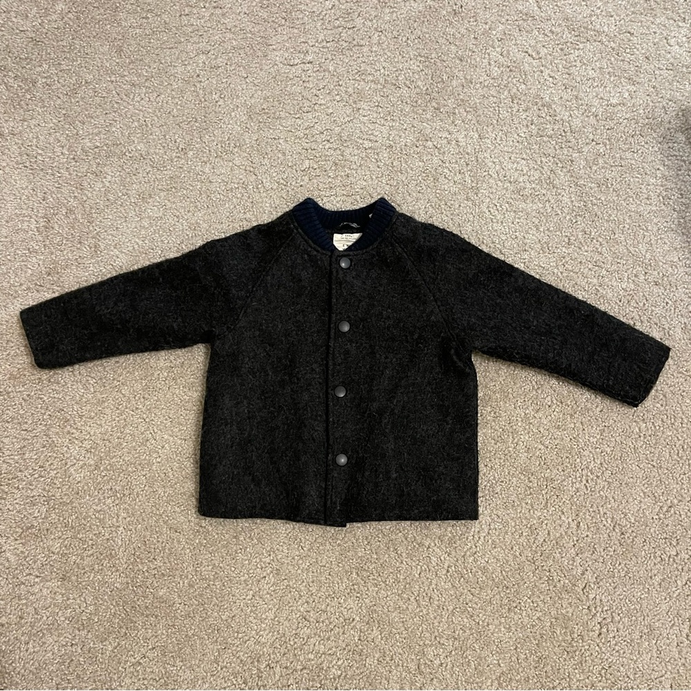 Zara Kids Textured Bomber Jacket
